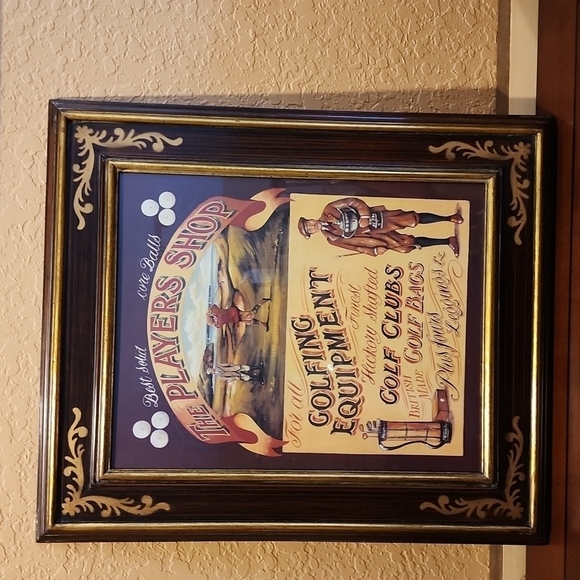 VINTAGE GOLF ART - Picture 1 of 3